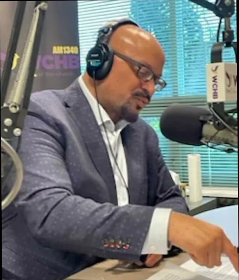 Bishop Steven Staten broadcasting on WCHB 1340 AM